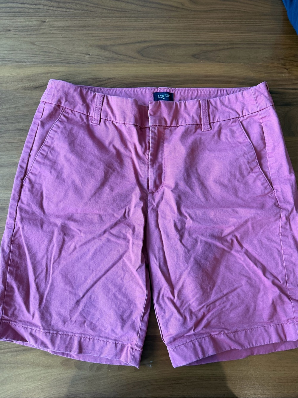 J. Crew Pink Cotton Chino Bermuda Shorts